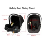 Seats for Newborns Portable Basket with Base Infant Carrier Basket ISOFIX Kids Mother-Kids Light Newborn Multifunctional - Image 2