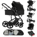 stroller 3 in 1 carriage lightweight stroller for cars with Mommy bag carrier for newborns prams fold