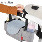 Insular Diaper Bag Milk Bottle Insulation Bags Mummy Storage Bag For Stuff Collection Stroller Accessories Care - Image 3