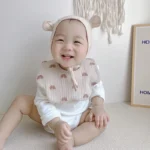 Cotton Gauze Bib Babies Accessories Newborn Apron Feeding Bib 6 Layer Muslin Burp Cloths Kids Saliva Towel New Born - Image 2