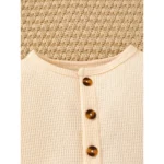 0-6 Months Newborn Boy 2PCS Clothing Set Long Sleeved Solid Color Jumpsuit with Hat Fashion Simple Style Infant Soft Wear - Image 6