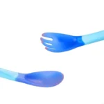 Q22D 2Pcs/Set Cartoon Temperature Sensing Spoon Fork Set Infant Feeding Tableware Training Utensil Toddler Gift - Image 3