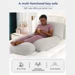 MAMIJOY Pregnancy Pillow 175*65cmPregnant Cushion Sleep Women Nursing Maternity＆Pregnancy Cushion Pillow for Pregnant Women MP10 - Image 4