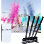 Four Head Stage Confetti Blaster Electronic Machine Wedding Disco Party Nightclub Gender Reveal Shower Streamer Holi Event